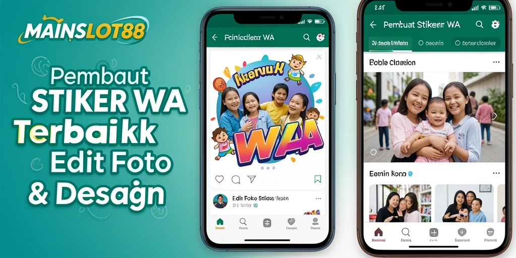 Tampilan antarmuka MAINSLOT88 yang sederhana dan menarik untuk Pembuat Stiker WA.