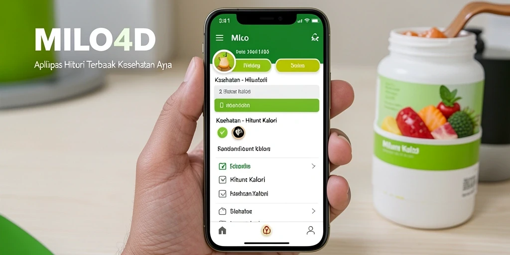 Tampilan antarmuka aplikasi Hitung Kalori yang user-friendly.