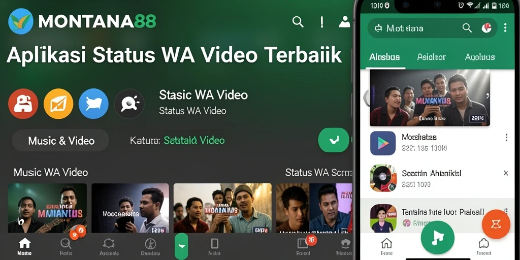 Antarmuka MONTANA88 menampilkan koleksi Status WA Video terbaru yang menarik.