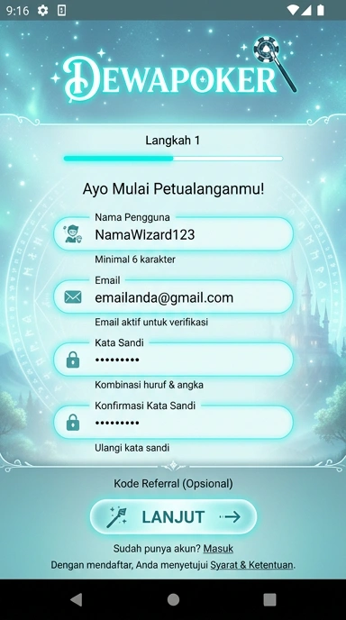 Buat Akun Baru di Dewapoker dengan Mudah